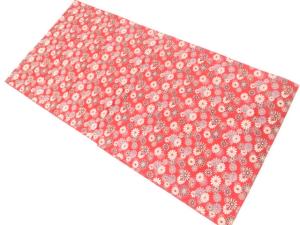 未使用品　花模様織出し名古屋帯